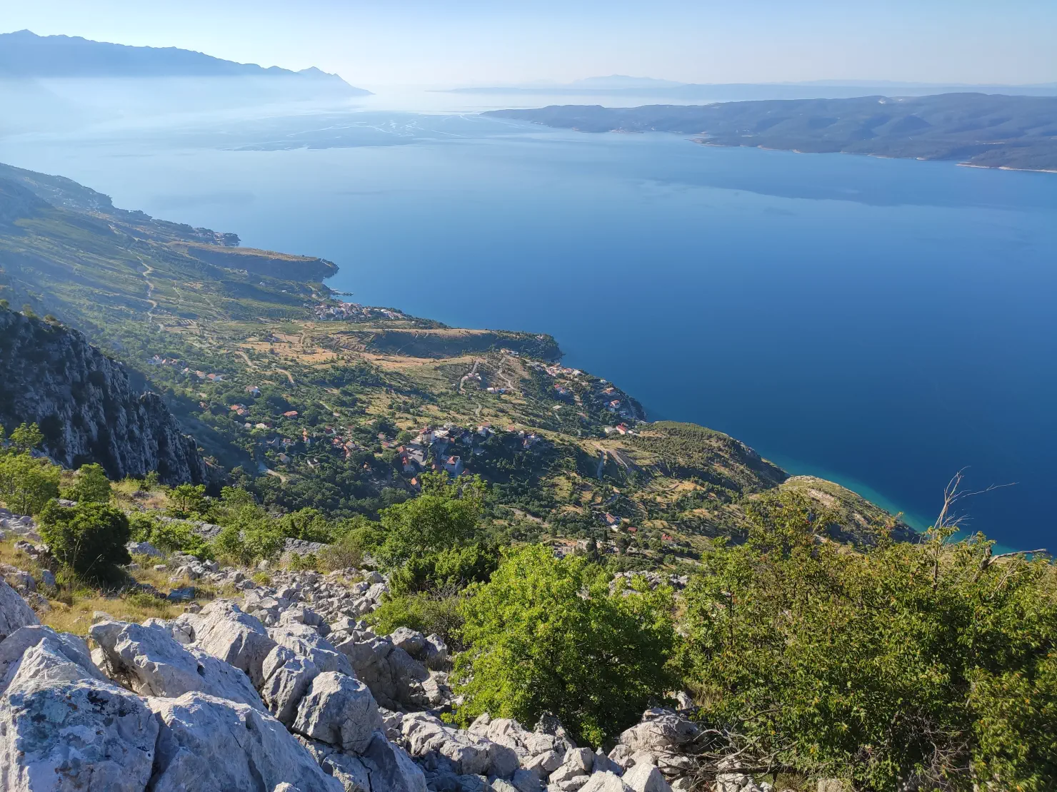 panorama wybrzeża w Chorwacji
